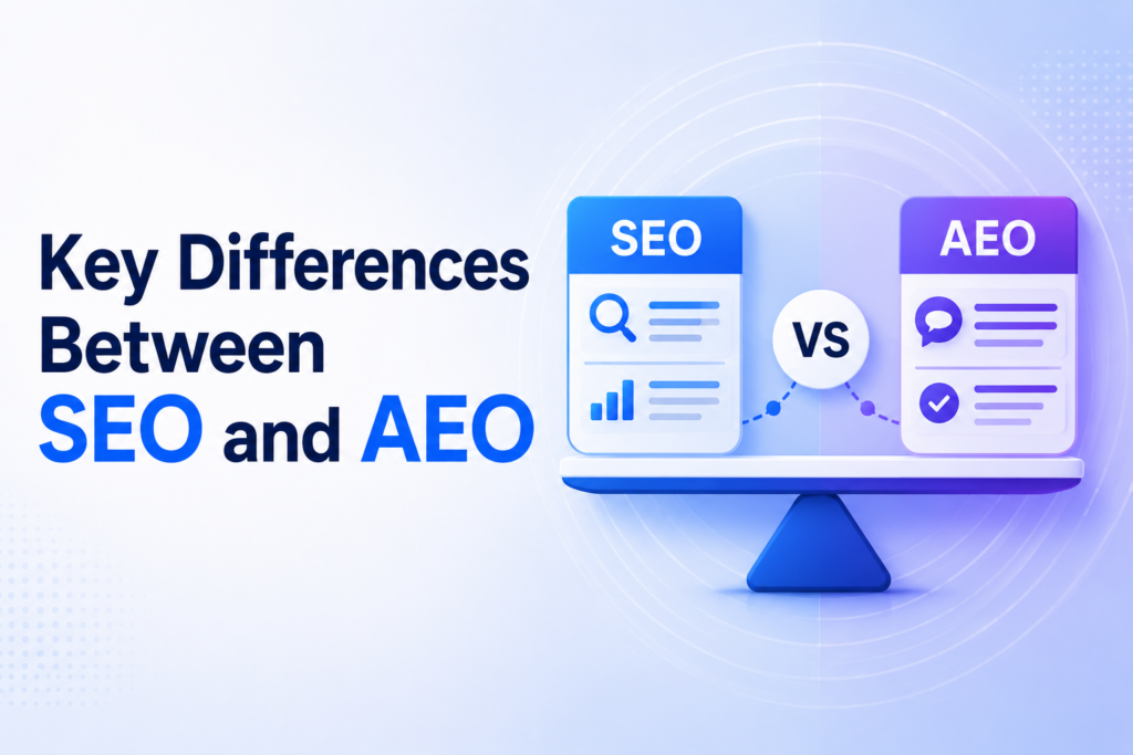 Key Differences Between SEO and AEO Key Differences Between SEO and AEO